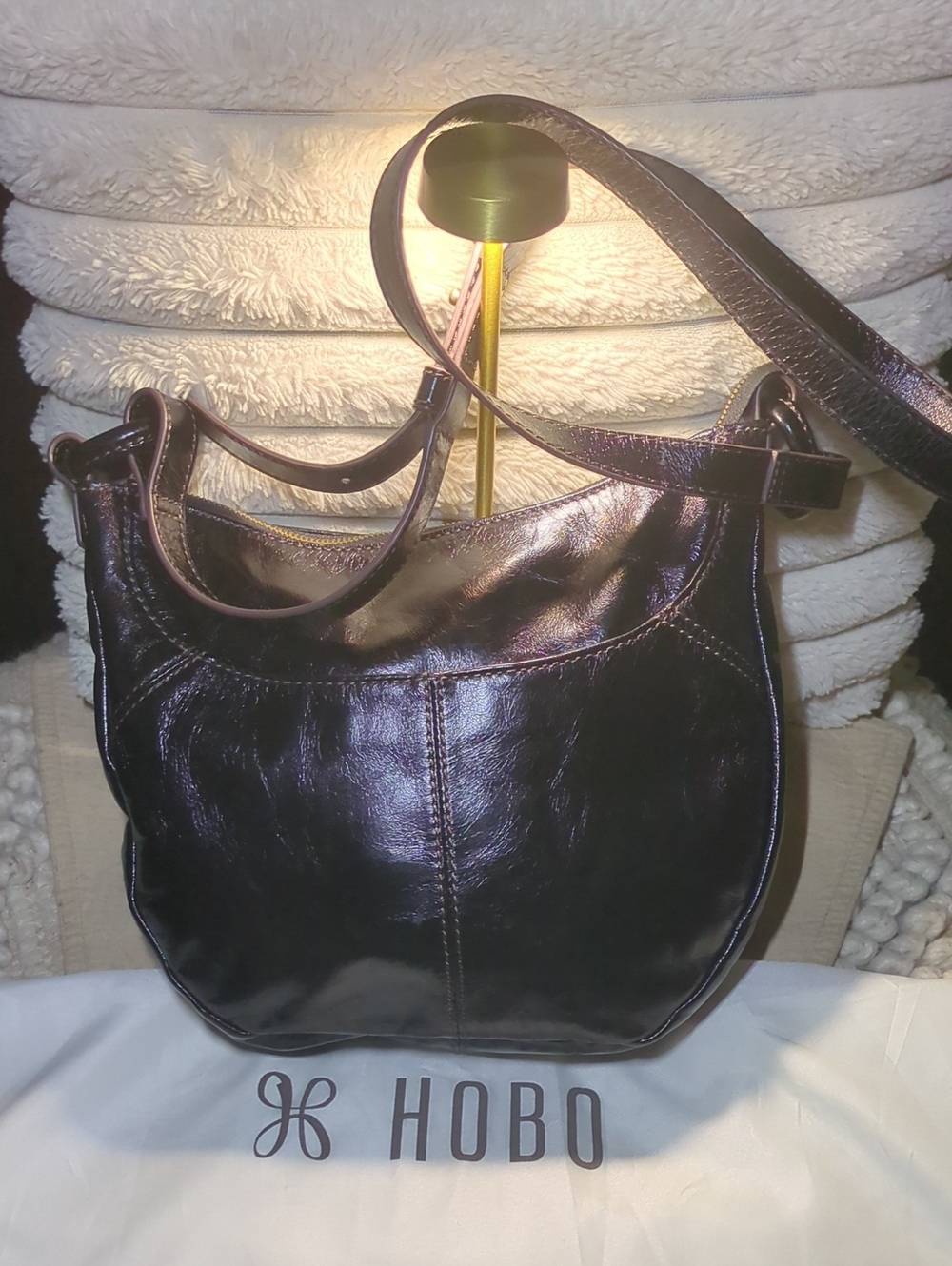 HOBO Sheila Scoop Leather Hobo Shoulder Bag NOW ONLY $110